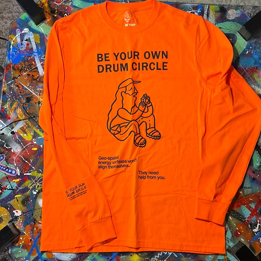 Be Your Own Drum Circle “electric orange”